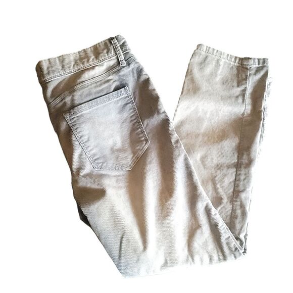 Free People Skinny Leg Low Rise washed out Gray Corduroy Pants Womens 28 - Picture 3 of 12
